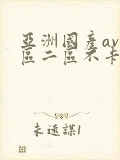 亚洲国产av一区二区不卡