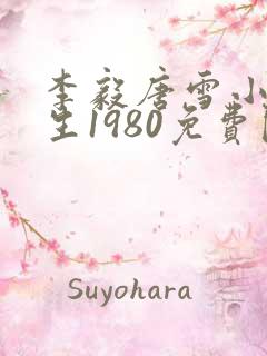 李毅唐雪小说重生1980免费阅读
