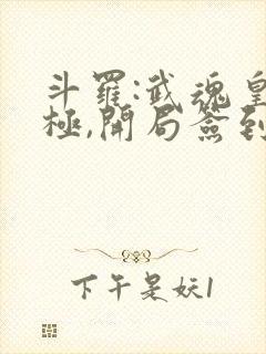 斗罗:武魂皇太极,开局签到黑龙天