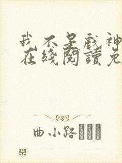 我不是戏神小说在线阅读免费无弹窗
