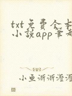 txt免费全本小说app笔趣阁