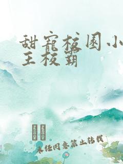 甜宠校园小说男主校霸