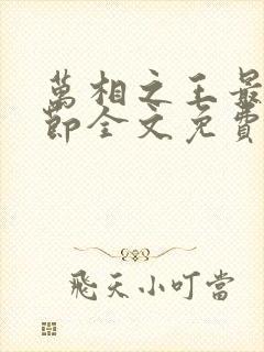 万相之王最新章节全文免费阅读