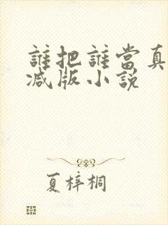 谁把谁当真无删减版小说