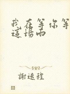 我在等你等下完这场雨