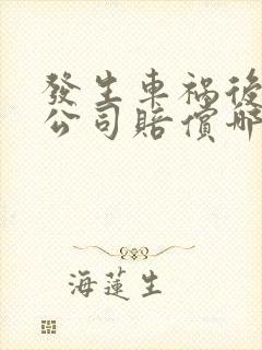 发生车祸后保险公司赔偿哪些费用