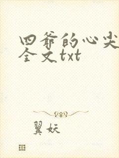 四爷的心尖宠妃全文txt