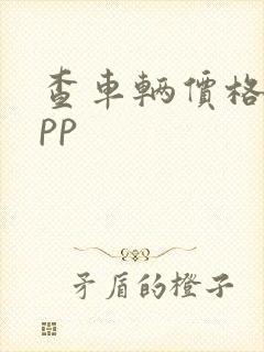 查车辆价格的app