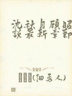 沈秋月顾昭言小说最新章节更新内容