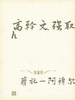 高干文强取豪夺h