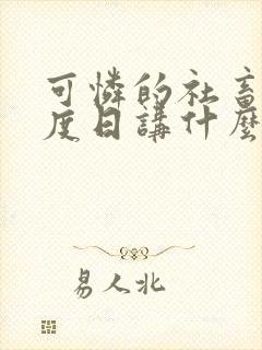 可怜的社畜 东度日讲什么内容