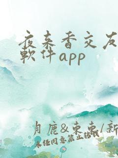夜来香交友聊天软件app
