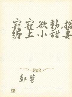 宠宠欲动,总裁缠上小甜妻