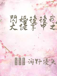 闪婚后后我成了大佬掌中之物
