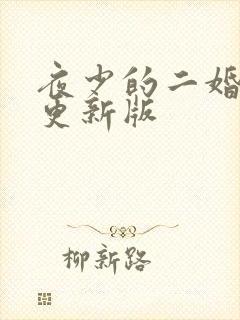 夜少的二婚新妻更新版