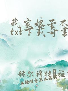 我家娘子不对劲txt下载奇书网