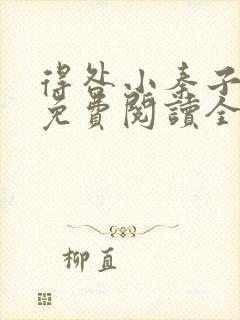 得咎小秦子小说免费阅读全文