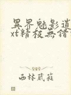异界魅影逍遥txt精校无错字