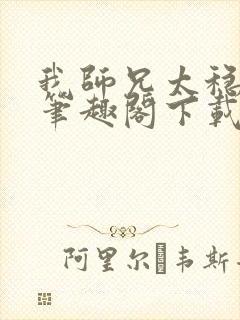 我师兄太稳健了笔趣阁下载