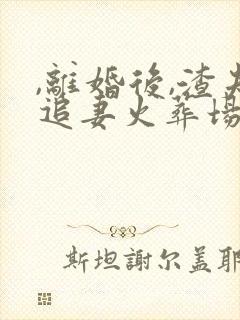 ,离婚后,渣夫追妻火葬场了