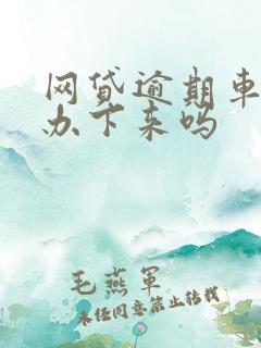 网贷逾期车贷能办下来吗