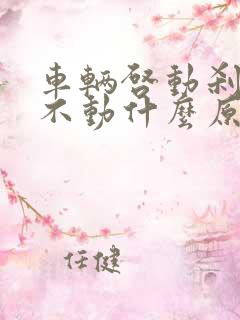 车辆启动刹车踩不动什么原因