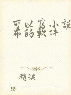 可以写小说并发布的软件