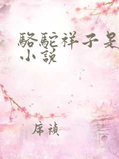 骆驼祥子是长篇小说