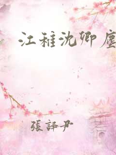 江稚沈卿尘小说