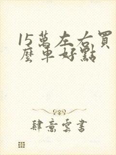 15万左右买什么车好点