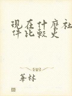 现在什么社交软件比较火