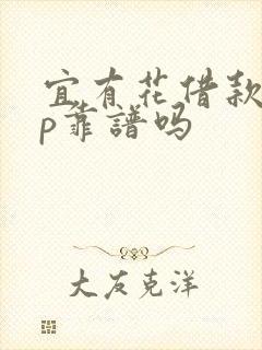 宜有花借款app靠谱吗