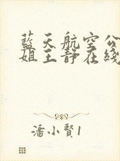 蓝天航空公司空姐王静在线阅读