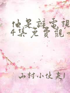 他是谁电视剧24集免费观看全集