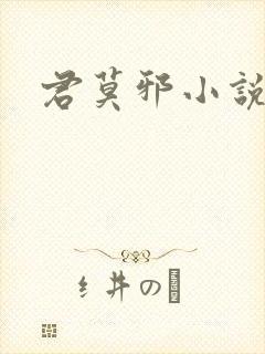 君莫邪小说