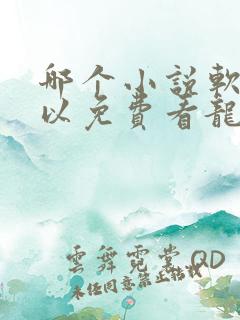 哪个小说软件可以免费看龙族