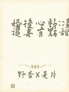 婚后心动:凌总追妻有点甜正版