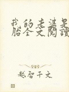 我的老婆是双胞胎全文阅读