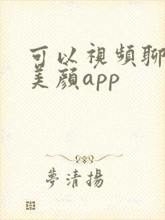 可以视频聊天的美颜app