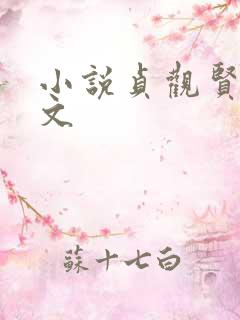 小说贞观贤王全文
