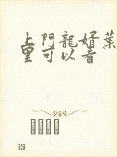 上门龙婿叶辰哪里可以看