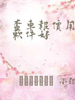 查车报价用什么软件好