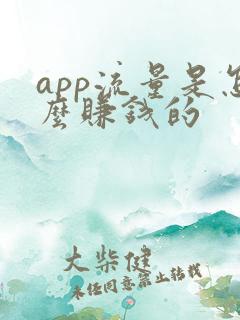 app流量是怎么赚钱的