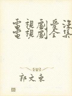 电视剧爱没有错电视剧全集免费观看