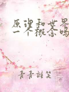 原理和世界观是一个概念吗