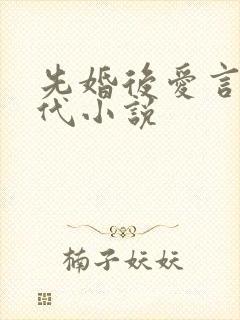 先婚后爱言情现代小说