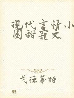 现代言情小说校园甜宠文