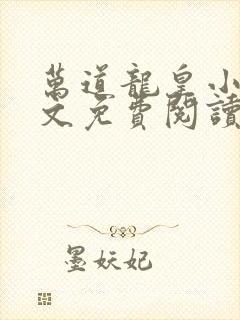万道龙皇小说全文免费阅读无弹窗