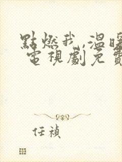 点燃我,温暖你 电视剧免费观看