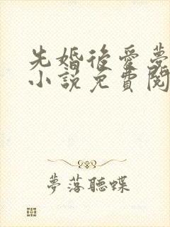 先婚后爱梦筱二小说免费阅读